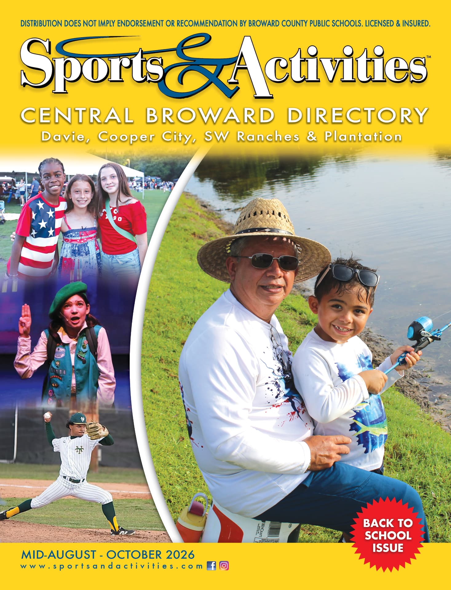 Sports & Activities Central Broward magazine cover